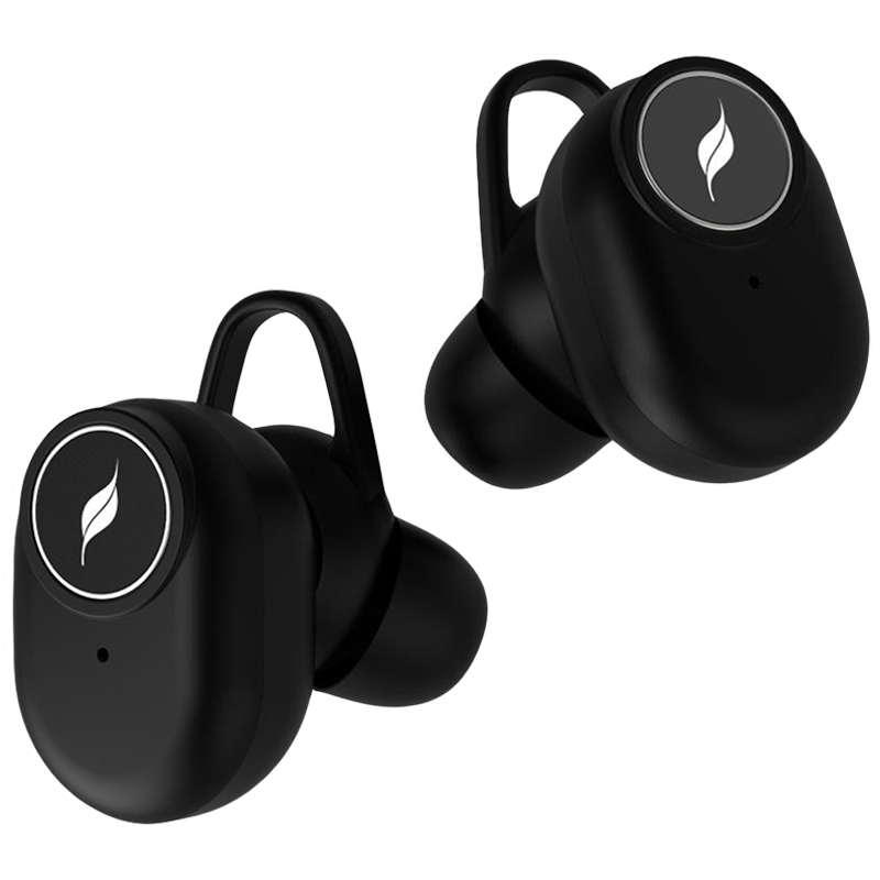 LEAF Pods TRUE Wireless Earphones Black